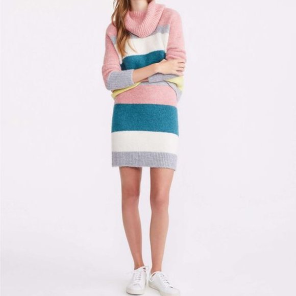 NWT Lou & Gray Striped Plushfuzz Sweater Skirt - Picture 3 of 6
